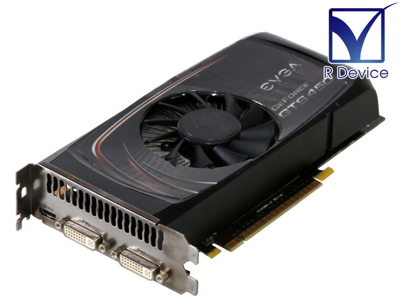 EVGA Corporation GeForce GTS 450 1024MB Dual Link DVI-I 2/mini-HDMI PCI Express 3.0 x16 P/N:01G-P3-1450-KR【中古ビデオカード】