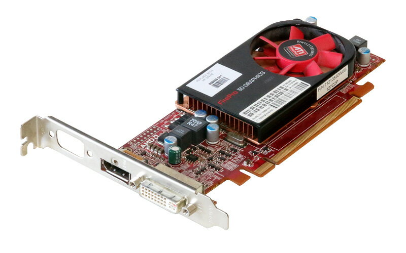 Hewlett-Packard Company FirePro V3800 512MB DisplayPort/DVI PCI Express x16 608528-002【中古グラフィックボード】