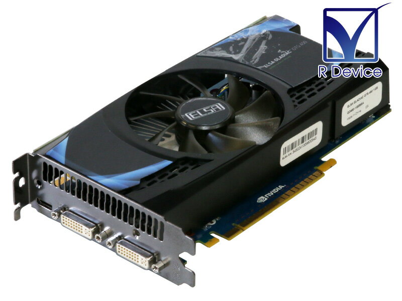 ELSA GeForce GTS 450 1GB DVI-I 2/mini-HDMI PCI Express 2.0 x16 GD450-1GEBSA ES【中古】