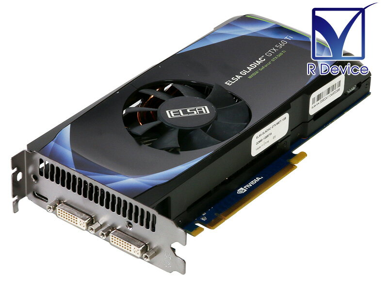 ELSA GeForce GTX 560 Ti 1GB DVI-I 2/mini HDMI PCI-Express 2.0 x16 GD560-1GEBTIA ES【中古】