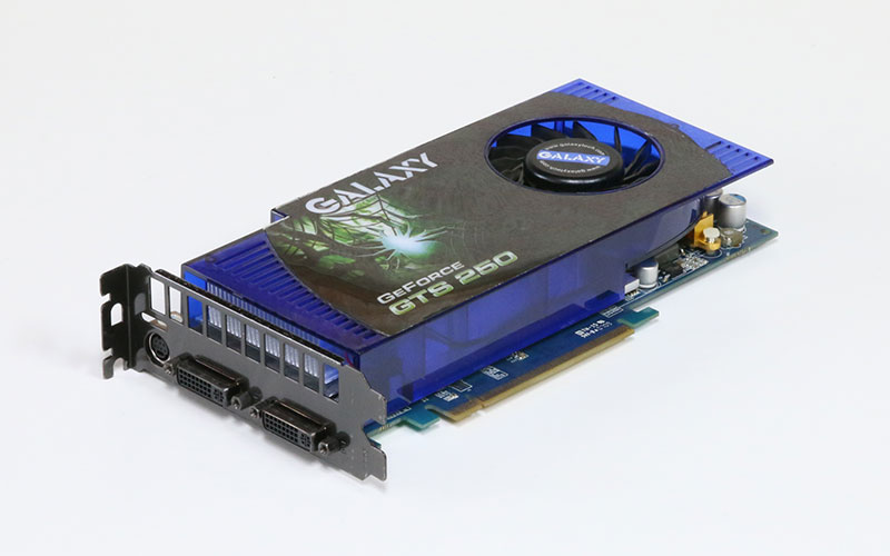 GALAXY GeForce GTS250 512MB DVI 2/TV-out PCI Express x16 GF GTS250 PCI-E 512MB DDR3 256bit w/HDTV/Dual DVI【中古】