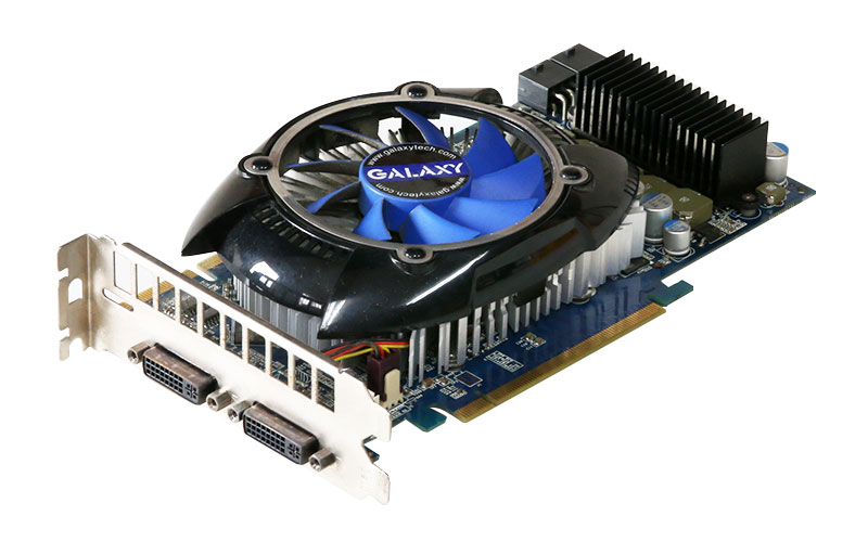 GALAXY GeForce GTS250 512MB DVI *2 PCI Express x16 GF GTS250 PCI-E 512MB DDR3 256Bit w/Dual DVI【中古グラフィックボード】
