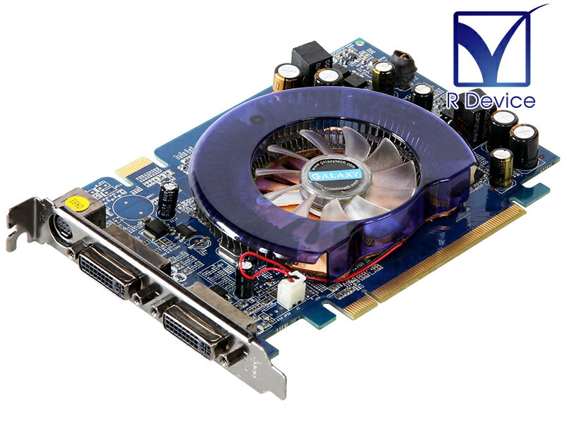 Galaxy Microsystems GeForce 8600 GT 256MB Dual Link DVI-I 2/HDTV-Out PCI Express 1.1 x16 GF P86GT【中古ビデオカード】