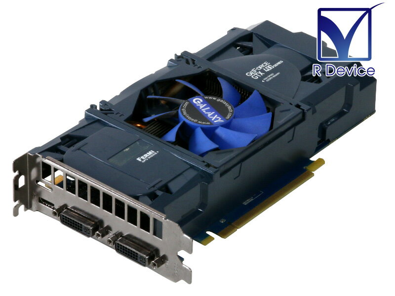 GALAXY GeForce GTX 460 768MB DVI-I *2/mini HDMI PCI Express 2.0 x16 GF PGTX460-OC/768D5 FUJIN 2.0【中古】