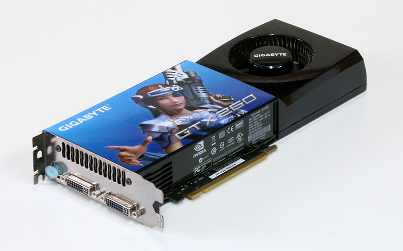 GIGA-BYTE Technology GeForce GTX 260 896MB DVI 2/TV-out PCI Express 2.0 x16 GV-N26-896H-B【中古】