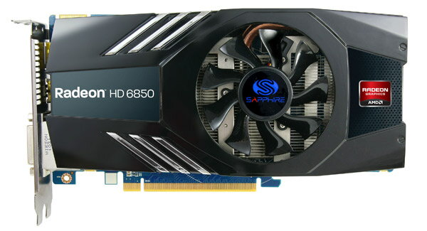 SAPPHIRE RADEON HD6850 1GB DDR5 PCI-E 11180-00-20R 【中古】