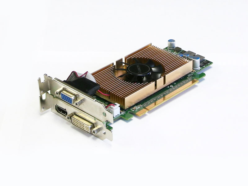 Leadtek GeForce GT 240 1GB DVI/VGA/HDMI PCI Express x16 LowProfile WinFast GT 240【中古】