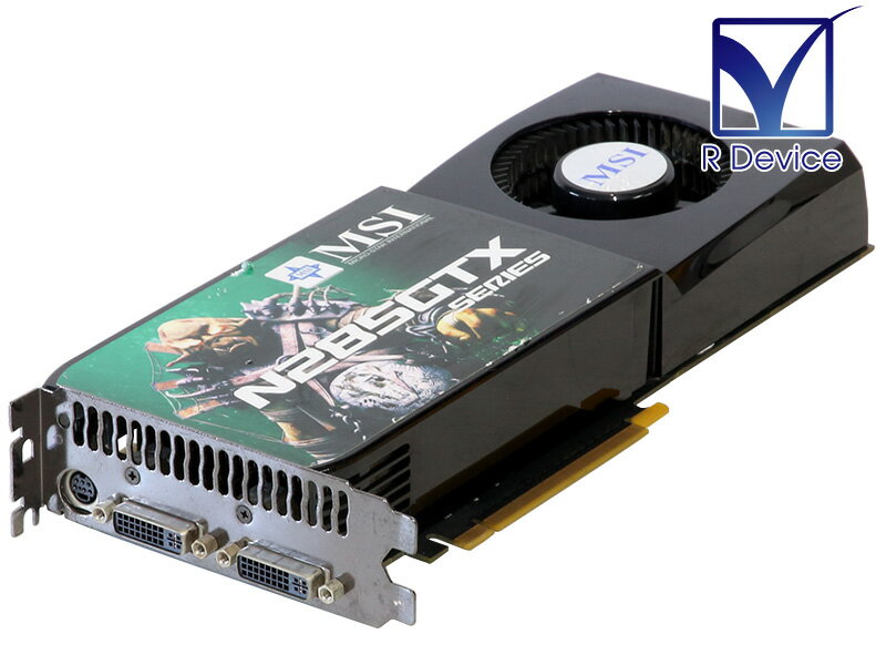 MSI GeForce GTX 285 1024MB TV-out/Dual Link DVI-I 2 PCI Express 2.0 x16 N285GTX-T2D1G-OC【中古ビデオカード】