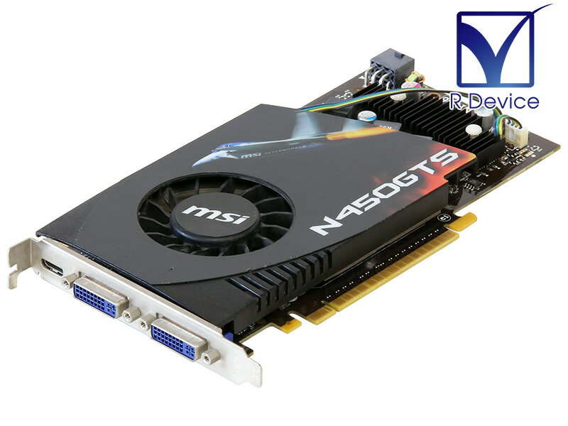 MSI GeForce GTS 450 1024MB mini-HDMI/Dual-Link DVI-I 2 PCI Express 2.0 x16 N450GTS Blade【中古ビデオカード】