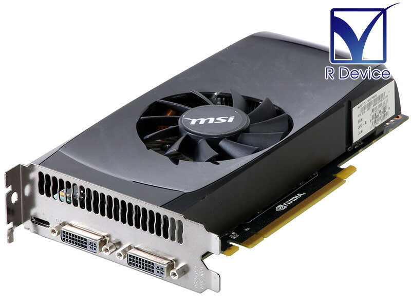 MSI GeForce GTX 460 768MB mini-HDMI/DVI-I *2 PCI Express 2.0 x16 N460GTX-M2D768D5【中古ビデオカード】