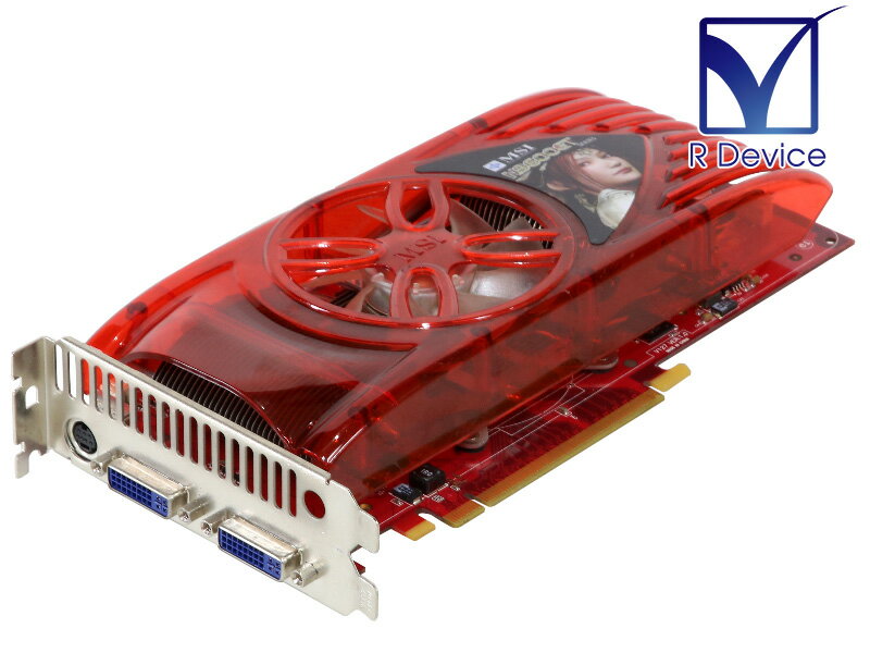 MSI GeForce 9600 GT 1024MB TV-out/Dual-Link DVI-I *2 PCI Express 2.0 x16 N9600GT-T2D1GJ-OC【中古ビデオカード】