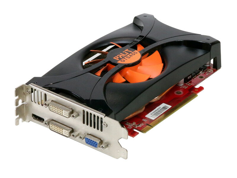 Palit Microsystems GeForce GTS 450 1GB HDMI/DVI *2/VGA PCI Express x16 NE5S450HF1101-N1060【中古グラフィックボード】