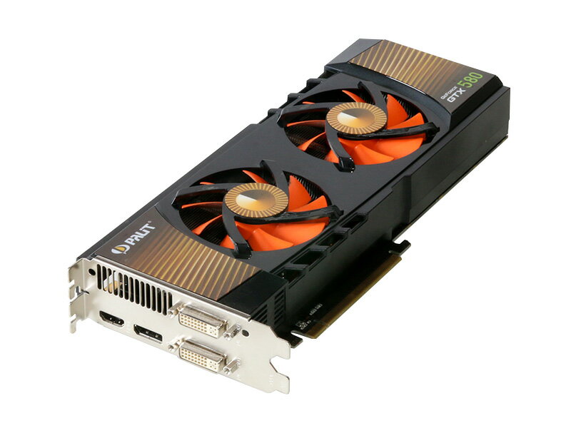 Palit Microsystems GeForce GTX 580 1536MB DVI*2/HDMI/DisplayPort PCI-Express x16 NE5X580N10CB-1100F【中古】