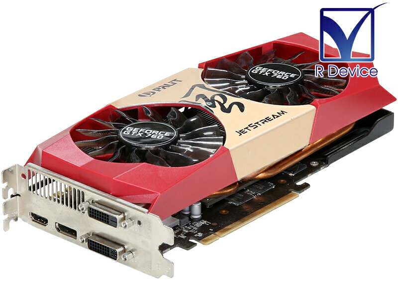 Palit Microsystems GeForce GTX 760 2048MB DVI-D/DVI-I/HDMI/DisplayPort PCI Express x16 NE5X760H1042-1042J【中古ビデオカード】