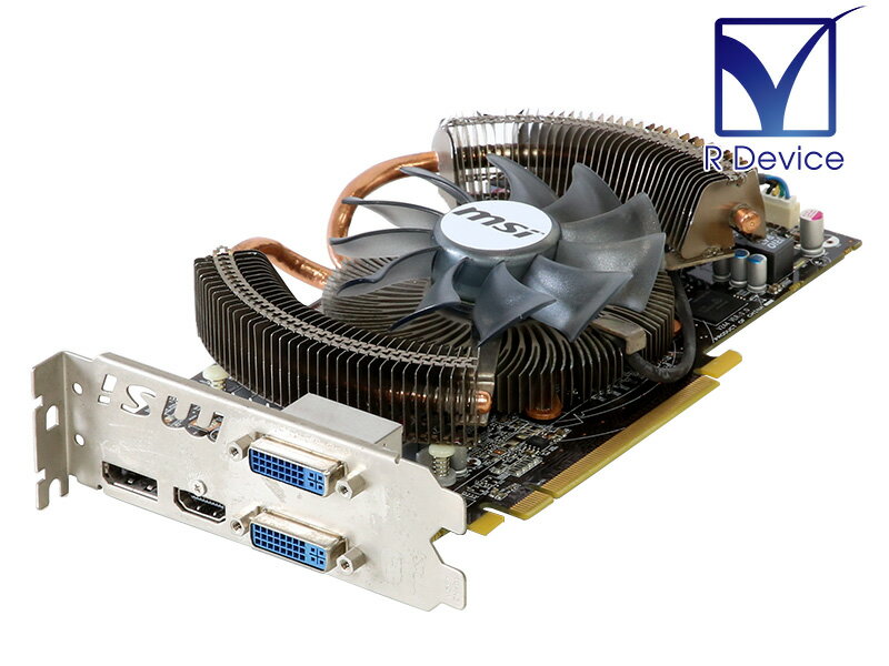 MSI Radeon HD 6850 1024MB DisplayPort/HDMI/DVI-D/DVI-I PCI Express 2.1 x16 R6850 Cyclone S 1G OC【中古ビデオカード】