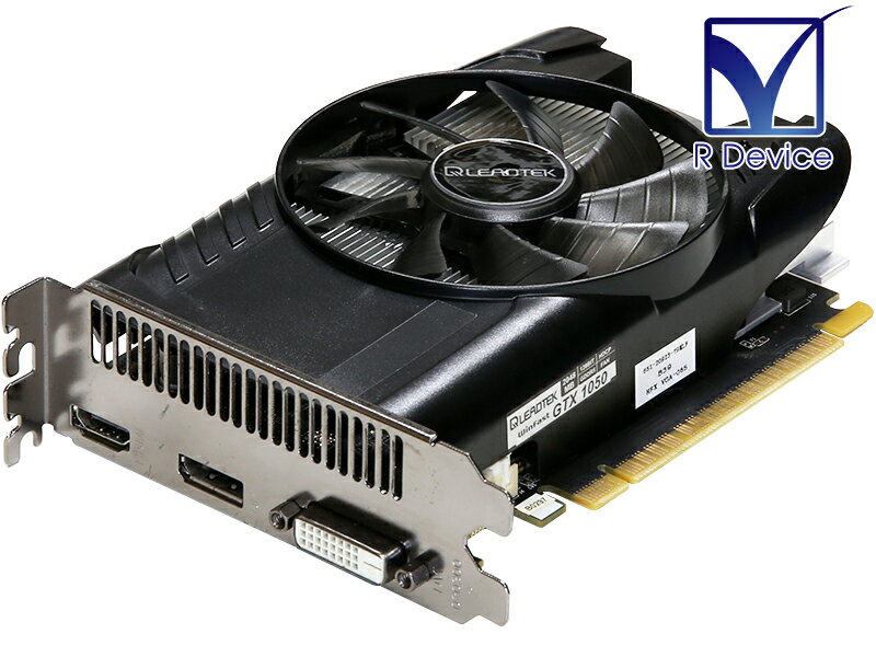 Leadtek Research GeForce GTX 1050 2GB HDMI/DisplayPort/Dual-Link DVI-D PCI Express 3.0 x16 WinFast GTX 1050 2G【中古ビデオカード】