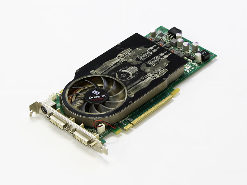 LEADTEK GeForce 9600 GT 512MB DVIx2/TV-out PCI-Express x16 WinFast PX9600 GT S-FANPIPE【中古】