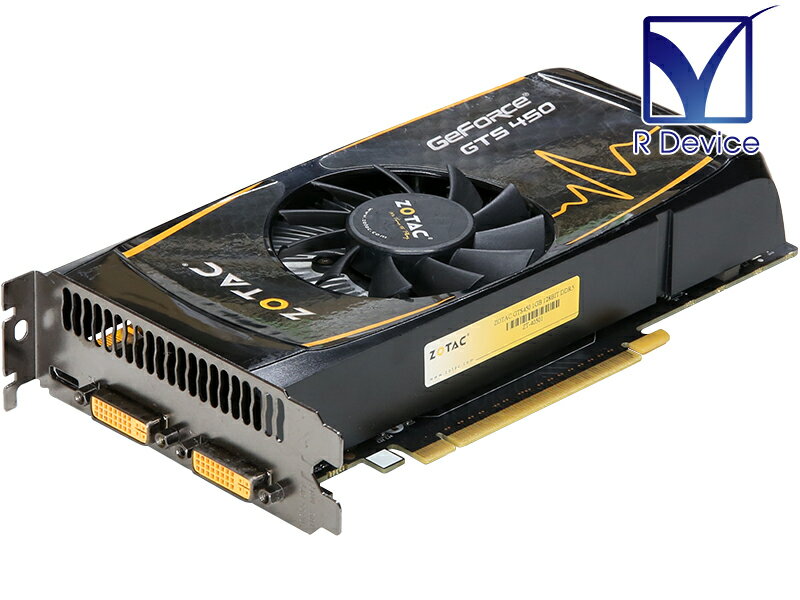 ZOTAC GeForce GTS 450 1024MB mini HDMI/Dual-Link DVI-I *2 PCI Express 2.0 x16 ZT-40501【中古ビデオカード】