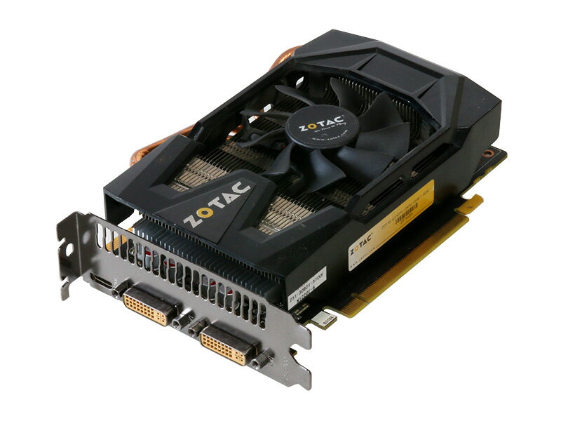 ZOTAC GeForce GTX 570 1280MB DVI 2/miniHDMI PCI Express x16 P/N:299-1N243 ZT-50206【中古】