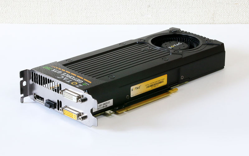 ZOTAC GeForce GTX 760 2GB DVI *2/HDMI/DP PCI Express x16 ZT-70403-10P【中古グラフィックボード】