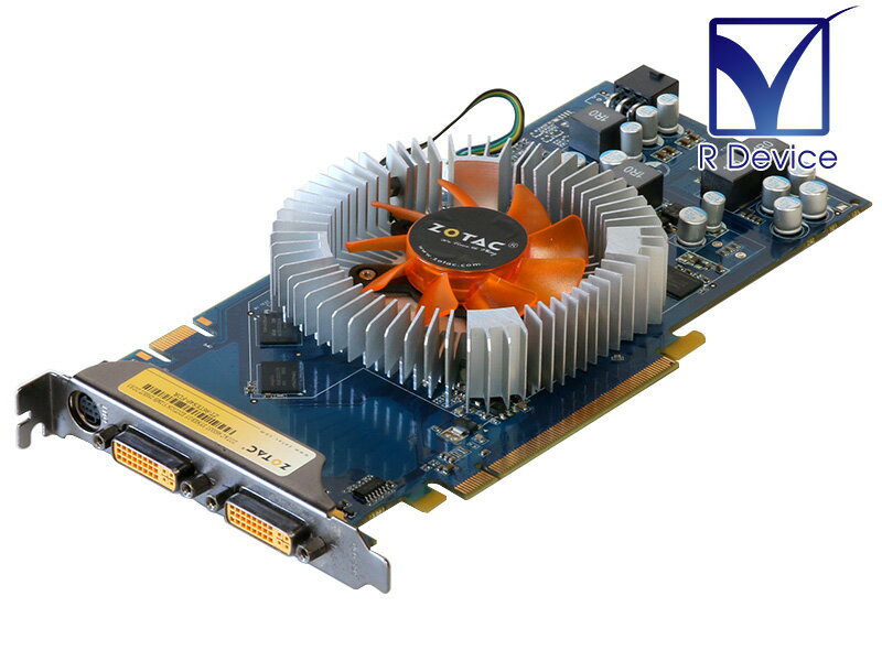 ZOTAC GeForce 9600 GT 512MB DVI 2/TV-out PCI Express x16 ZT-96TES4P-FDR【中古】