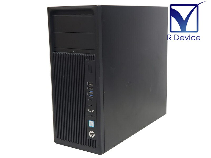 Z240 Workstation L8T12AV HP Xeon E3-1225 v5 3.30GHz/16GB/2TB/DVDRW/Quadro P400 Windows 10 Pro 64bit【中古ワークステーション】