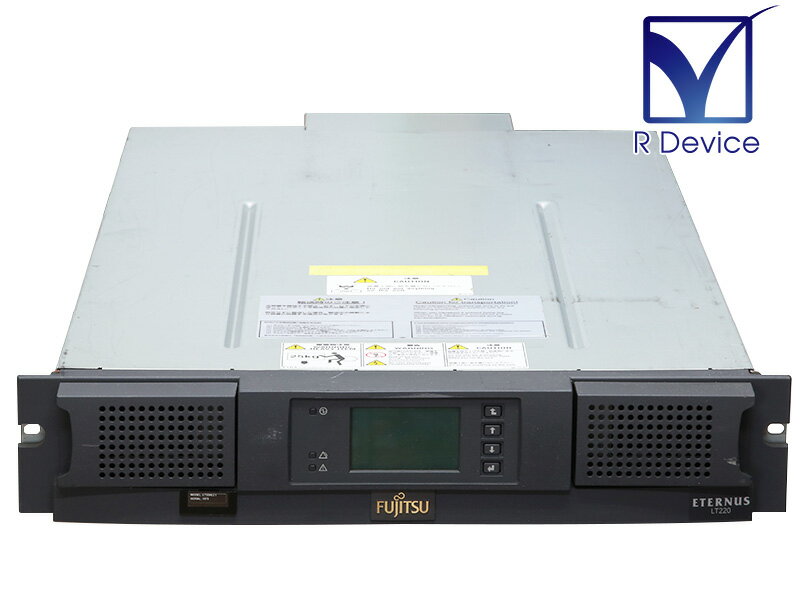 ETERNUS LT220 FUJITSU LTO3 テープライブラリ 2U LT22HLC1,LT22JLD1 【中古】