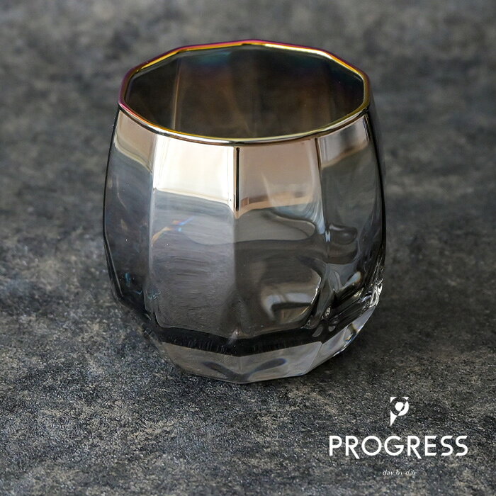 PROGRESS ロックグラス Vertex-Aurora お酒 グラス プレゼント ガラス おしゃれ 2026 父の日 プレゼント 宇宙 ギフト チタン 日本製 伝統工芸 退職 お餞別 誕生日プレゼント 焼酎 グラス クリスマス 敬老の日 送料無料