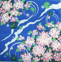 【 風呂敷 】 涼あじさい 綿 小風呂