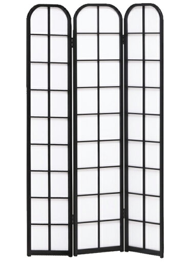 障子スクリーン 黒障子障子 山丸黒塗三曲 屏風 パーテーション和家具 送料無料 代引き手数料無料"スクリーン黒山丸黒塗三曲屏風" 障子スクリーン 黒障子障子 山丸黒塗三曲 屏風 パーテーション和家具 送料無料 代引き手数料無料"スクリーン黒山丸黒塗三曲屏風"