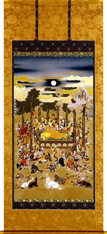 掛け軸専門 掛軸(かけじく)販売 通販 釈迦涅槃之図(山越 春紀)