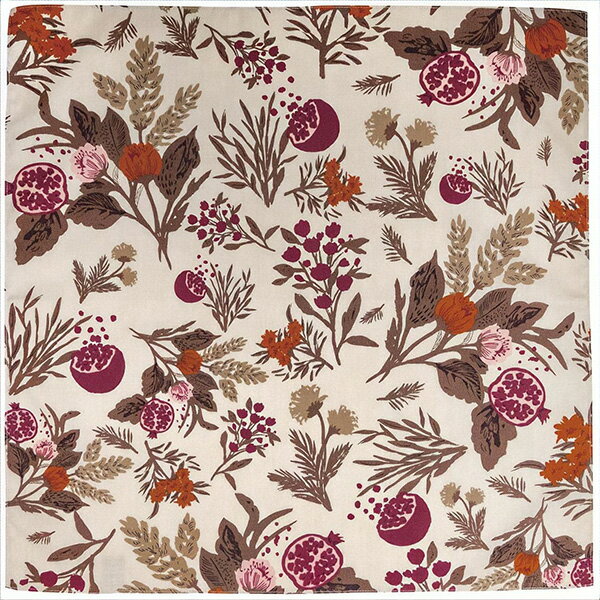 【無料ギフト対応】抗菌・抗ウイルス風呂敷 Sarahbel Garden ベージュ 中巾 50cm 名入れ対応 内祝 結婚祝　お祝い 長寿 引出物