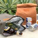 【オリーブ残1 DULTON】保冷弁当袋 ワックス キャンバス ランチバッグ 丈夫 牛革の持ち手付き シブい キャメル・オリーブ カッコいい人に お弁当バッグ ランチバッグ 保冷バッグ キャンバス生地 ユニセックス お弁当 ペットボトル アウトドア 雑貨 袋 新生活