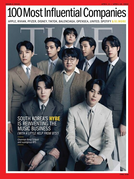  BTS 防弾少年団 BTS 表紙＆特集 / 雑誌 TIME Asia 4月11日 BTS SPECIAL