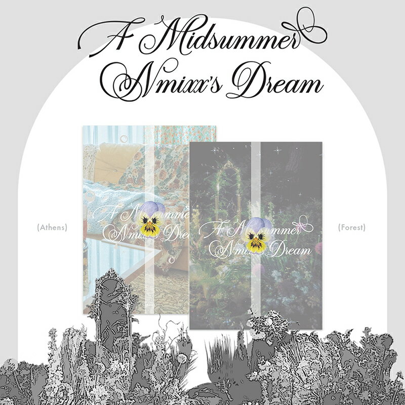 楽天POP SKIN 楽天市場店NMIXX - A Midsummer NMIXX's Dream / 3rd Single 2種（Athens / Forest）中選択 【再入荷】 エンミックス フォトブック エヌミックス JYP JYPn アルバム