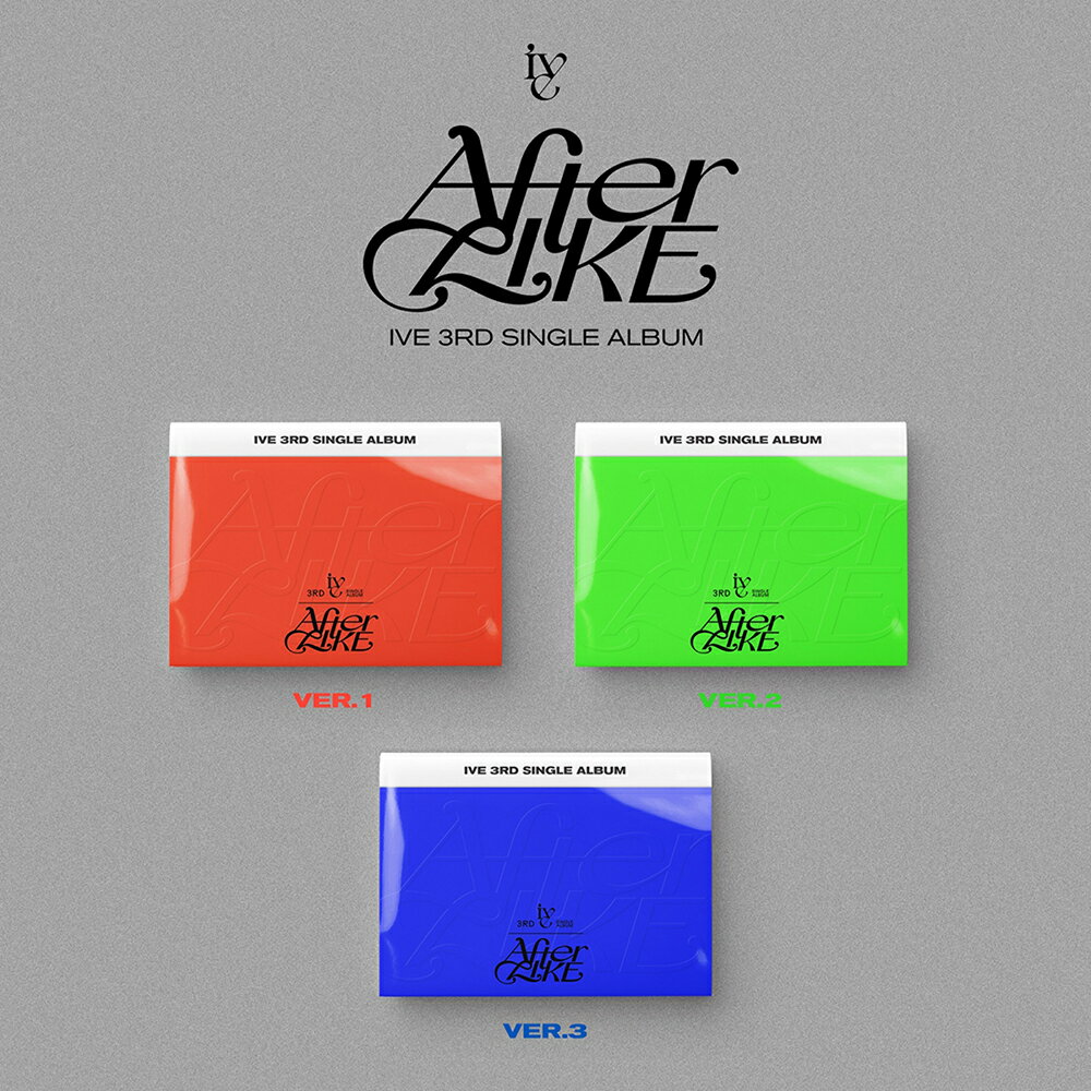 楽天POP SKIN 楽天市場店IVE アイヴ - After Like: 3rd Single （PHOTO BOOK VER.） 3集 シングルアルバム 3種選択可