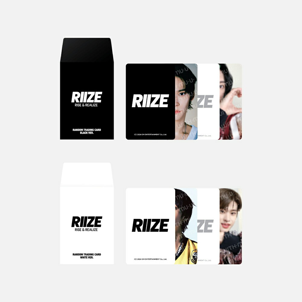  RIIZE ライズ RANDOM TRADING CARD SET / 2024 RIIZE  OFFICIAL MD 数量限定 SM 公式