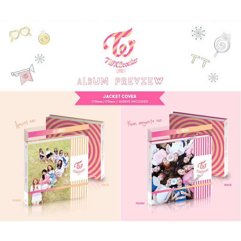 TWICE トワイス ミニ3集 TWICEcoster：LANE1 A / B バージョン選択可 【再入荷】初回限定終了