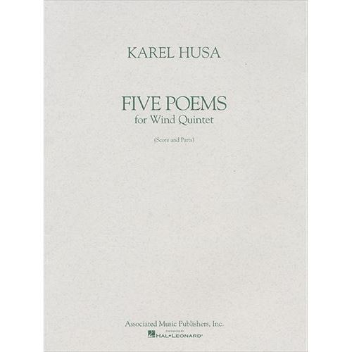 (楽譜) 5つの詩 / 作曲：カレル・フサ (木管5重奏)【※必ずページ内に記載の納期をご確認ください】