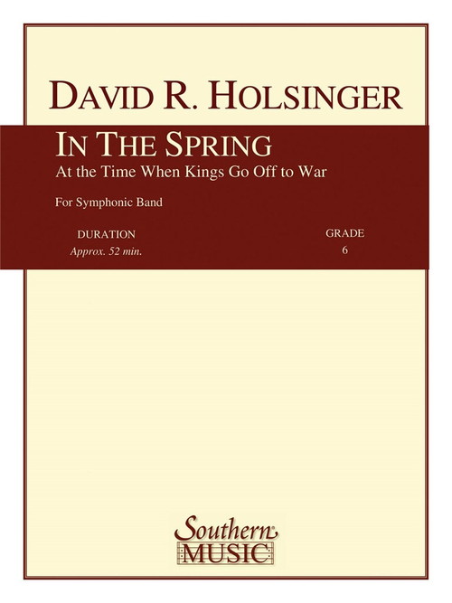 (楽譜) 春になって王たちが戦いに出るに及んで / 作曲：デヴィッド・R・ホルジンガー (吹奏楽)(スコア+パート譜セット) 【※必ずページ内に記載の納期をご確認ください】
