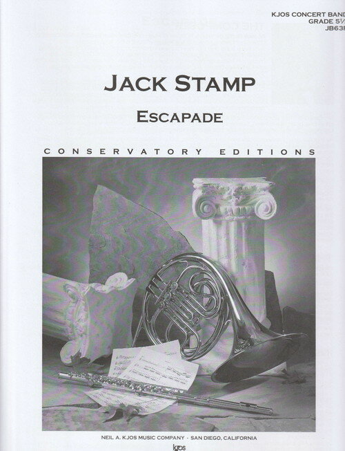 Rakuten - (楽譜) エスカペイド / 作曲：ジャック・スタンプ (吹奏楽)(フルスコアのみ)