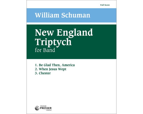 (楽譜) ニュー・イングランド三部作 / 作曲：ウィリアム・シューマン (吹奏楽)(大判スコアのみ) 【※必ずページ内に記載の納期をご確認ください】