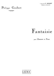 (楽譜) ファンタジー / 作曲:フィリップ・ゴーベール (クラリネット)【※必ずページ内に記載の納期をご確認ください】