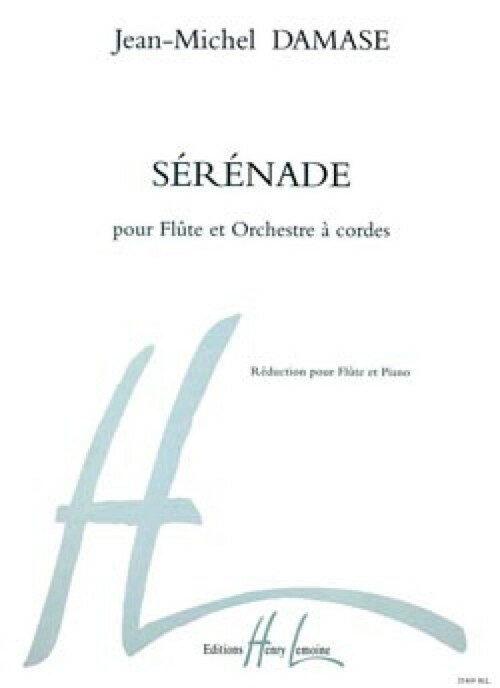 (楽譜) セレナード Op. 36 / 作曲：ジャン＝ミシェル・ダマーズ (フルート)【※必ずページ内に記載の納期をご確認ください】