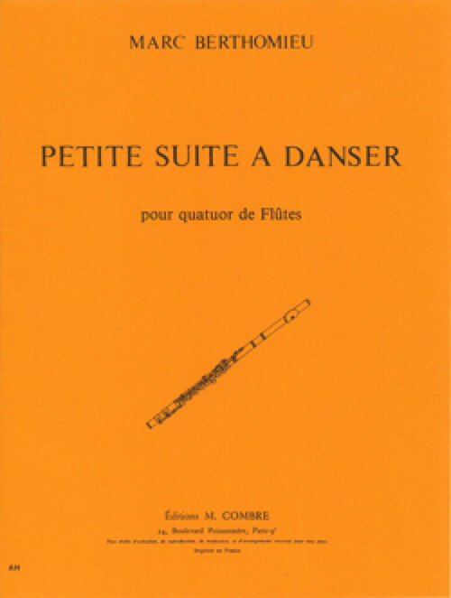 Rakuten - (楽譜) 踊る小組曲 / 作曲：マルク・ベルトミュー (フルート4重奏)【※必ずページ内に記載の納期をご確認ください】