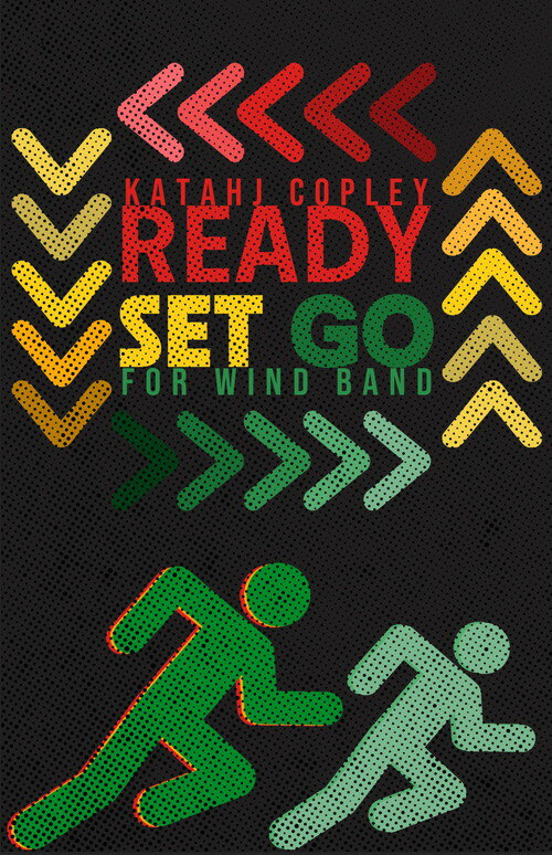 （楽譜）レディ、セット、ゴー 作曲：カタジ・コプリー（吹奏楽）（スコア+パート譜セット）【※必ずページ内に記載の納期をご確認ください】