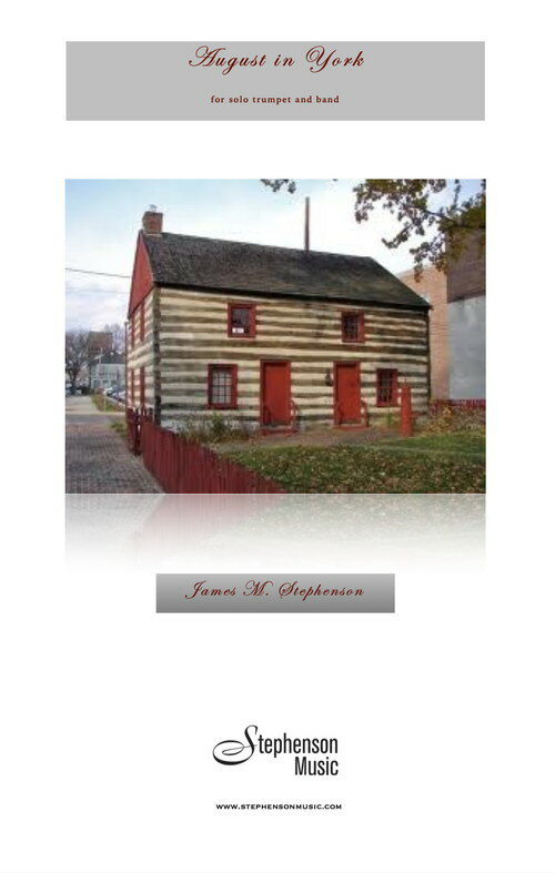 Rakuten - (楽譜) オーガスト・イン・ヨーク / 作曲：ジェイムズ・スティーヴンスン (トランペット＆吹奏楽)(スコアのみ) 【※必ずページ内に記載の納期をご確認ください】