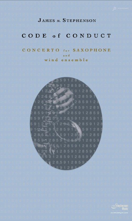 Rakuten - (楽譜) コード・オブ・コンダクト / 作曲：ジェイムズ・スティーヴンスン (サクソフォーン＆吹奏楽)(スコアのみ) 【※必ずページ内に記載の納期をご確認ください】