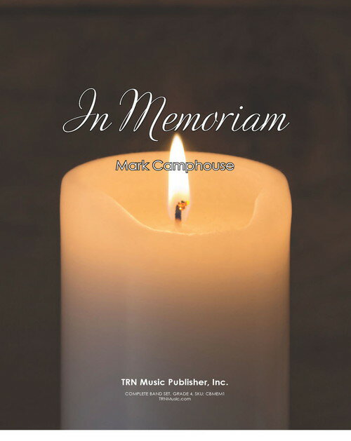 (楽譜) イン・メモリアム / 作曲：マーク・キャンプハウス (吹奏楽)(スコアのみ) 【※必ずページ内に記載の納期をご確認ください】