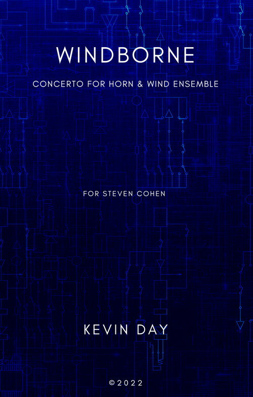 Rakuten - (楽譜) ホルン協奏曲「ウィンドボーン」 / 作曲：ケヴィン・デイ (ホルン＆吹奏楽)(スコア+パート譜セット) 【※必ずページ内に記載の納期をご確認ください】